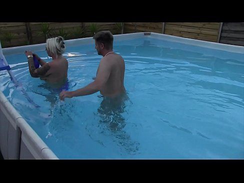 best of At nerdy party gets a pool blowjob guy