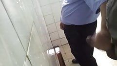 Bad M. F. reccomend pissing wanking public bathroom