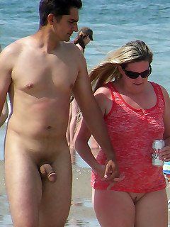 best of Nudist couple beach
