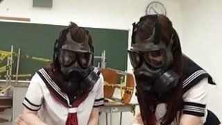 best of Japanese schoolgirls gas mask cfnm