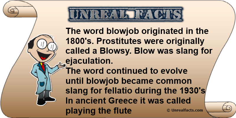 Bourbon reccomend history of the word blowjob