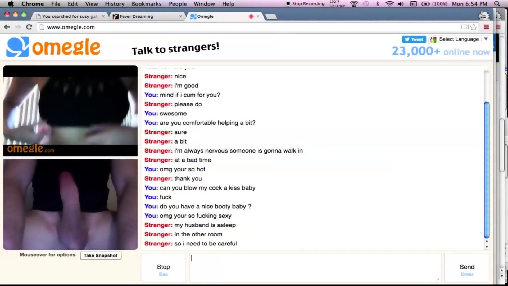 Susie Q. recommendet cheating omegle slut blows kiss