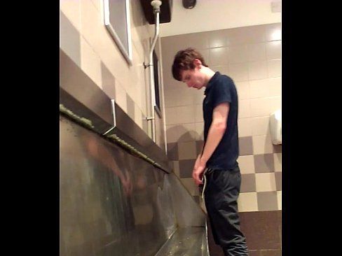 best of Public pissing bathroom wanking