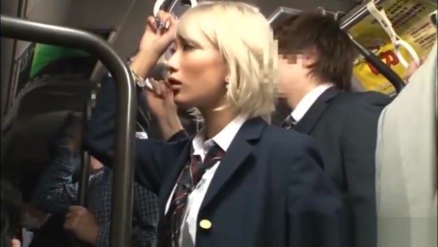 Japanese blonde aika groped