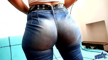 best of Lesbian thong tight jeans