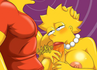 Lisa luscious groping cock balls