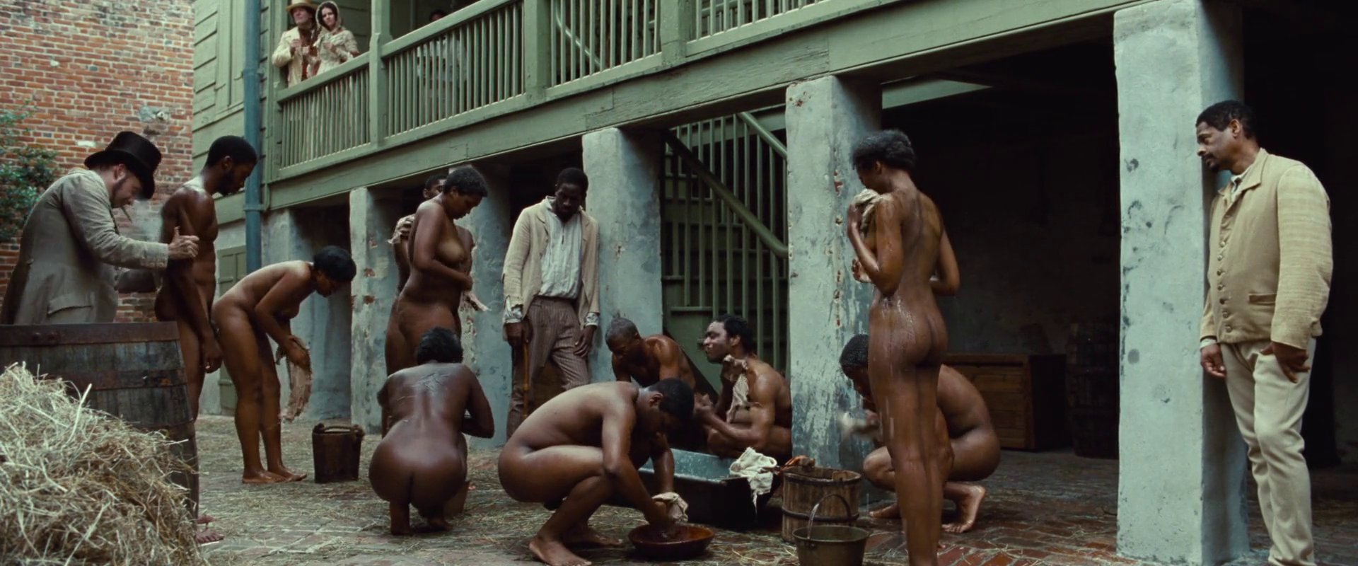 Naked black male slaves
