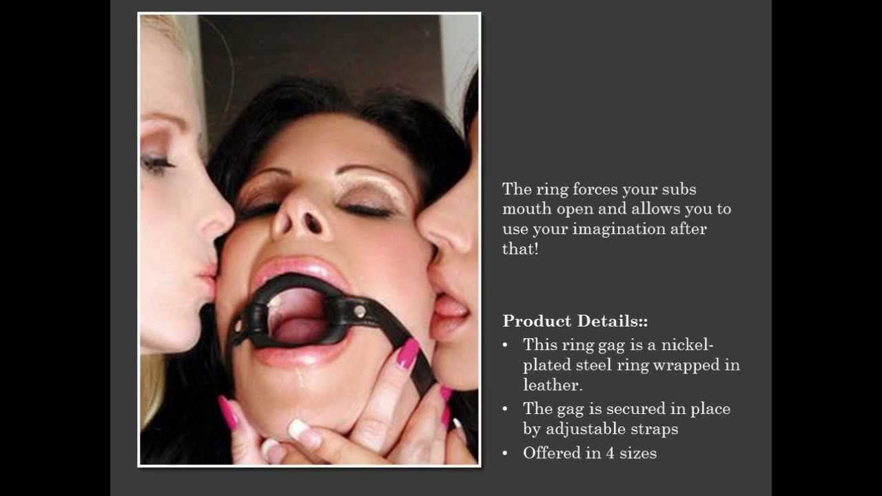 Ring hogtied facefuck with