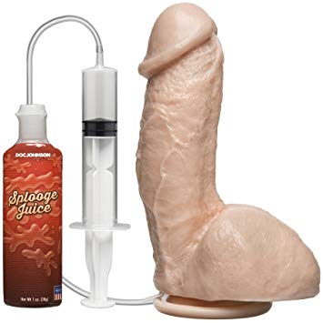 Using cum lube for thick dildo
