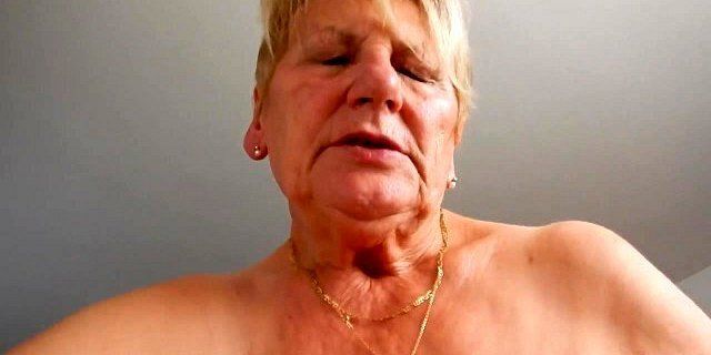 Moaning anal granny dick
