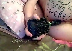 Vice reccomend masturbating with fingers hair brush