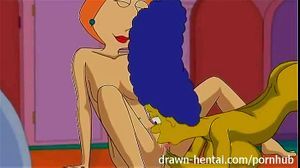 Gully reccomend loise griffin marge simpson lesbian