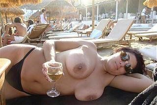 My wife naked in cancun