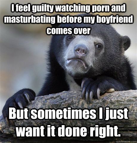 I feel guilty when i masturbate