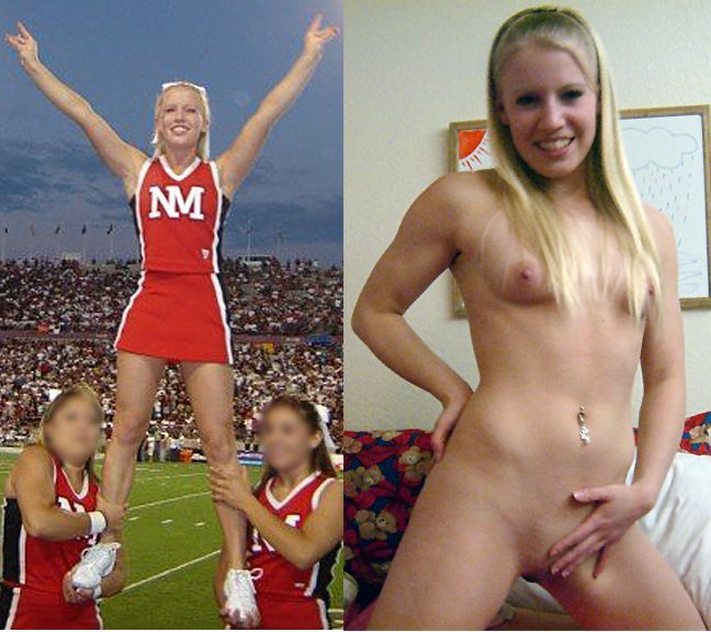 Amateur nude cheerleader