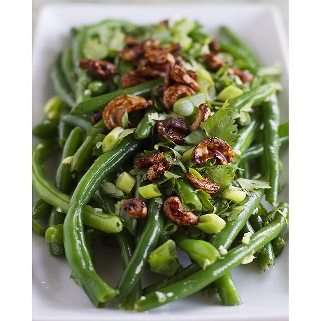 Asian green bean salad