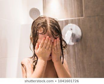 Little nude girls in the shower pics