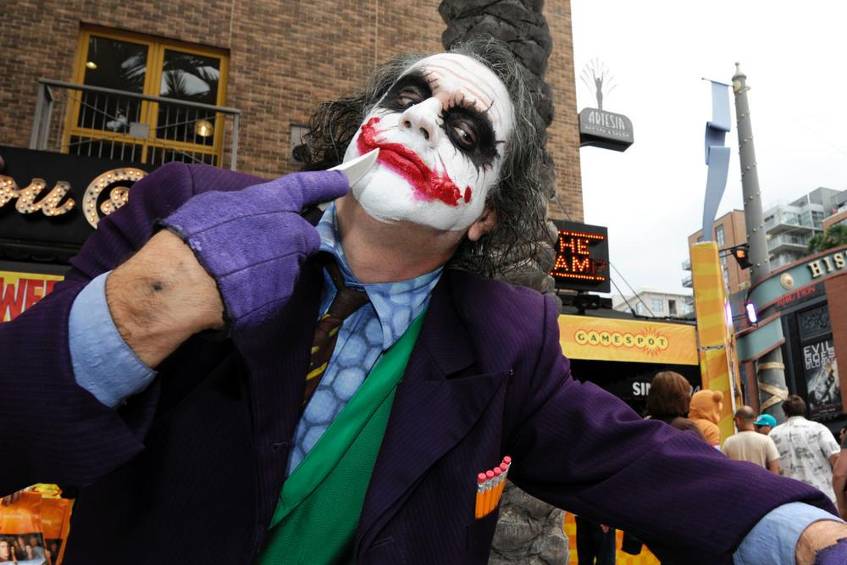 Joker verkleidung schminke