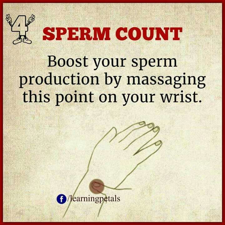 Twisty reccomend Increase sperm pressure