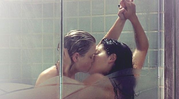 Pics of lesbians in the shower
