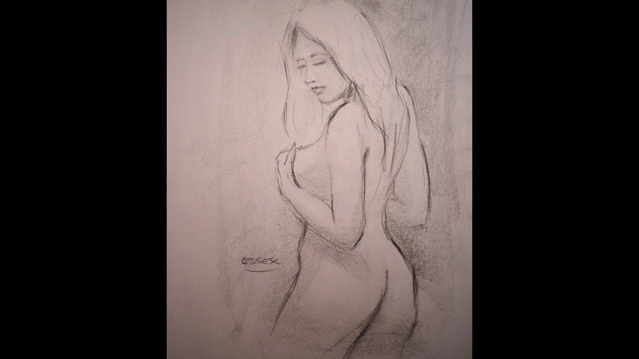 Sexy nude female drawings