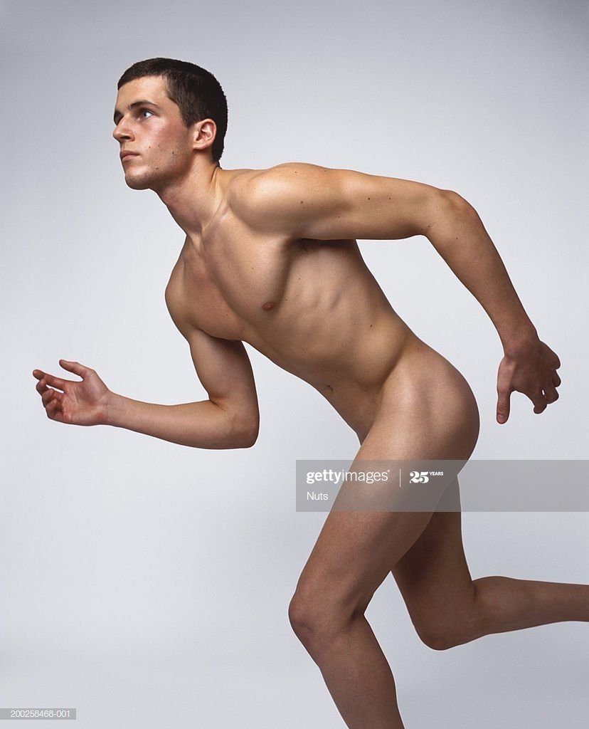 best of Young men running Nude