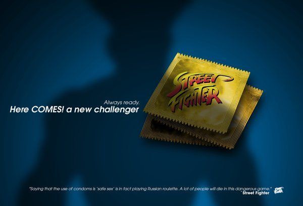 Doctor reccomend Street fighters condoms