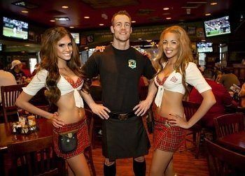 best of At Guys touching hooters girls