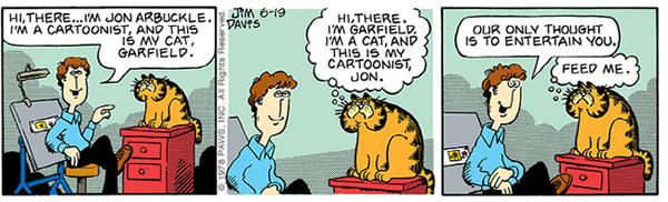 Baller reccomend Garfield comic strip characters