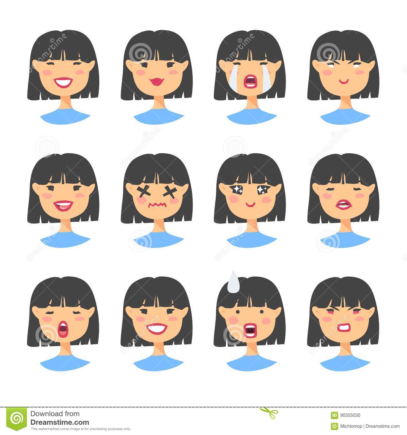 Defense reccomend Asian girl avatars