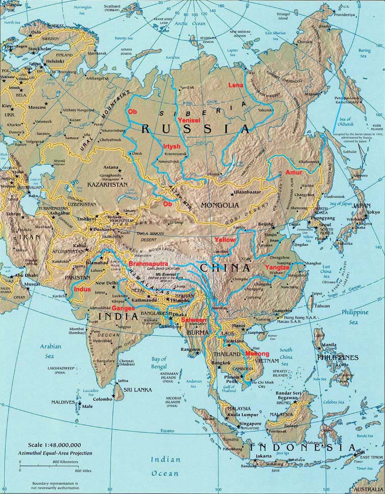 Banjo H. reccomend Asian rivers map