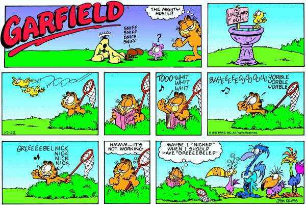 best of Comic characters Garfield strip