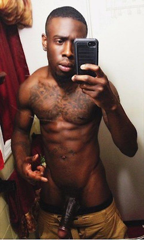 Black male nude selfies