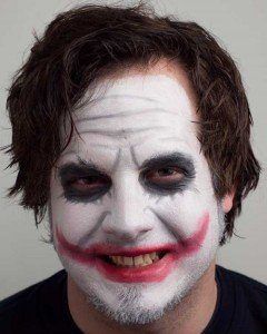 Joker verkleidung schminke