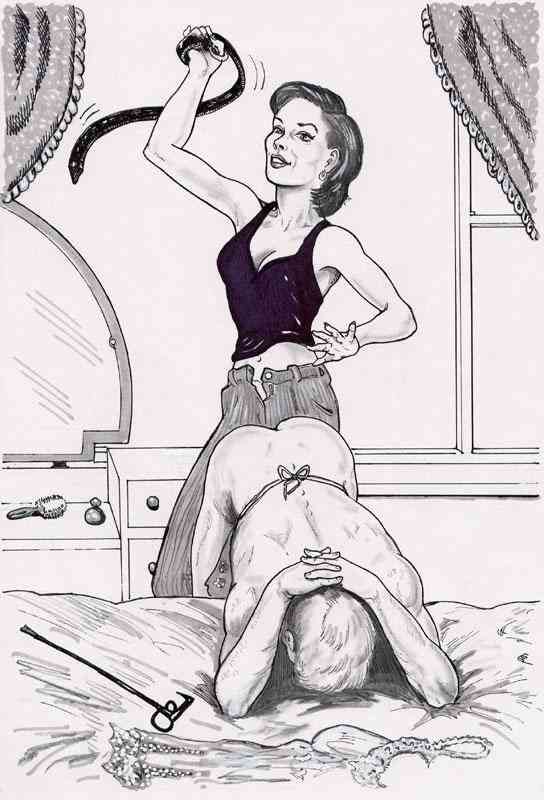 Sunny reccomend Adult femdom spanking drawing art