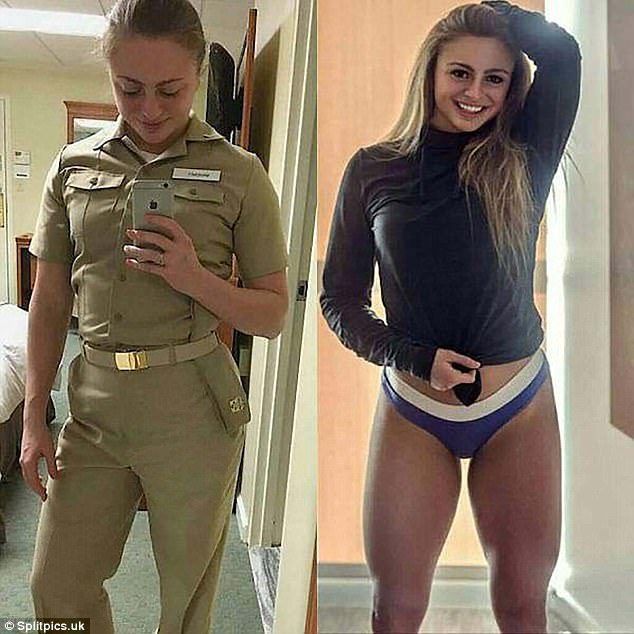 Army girls strip