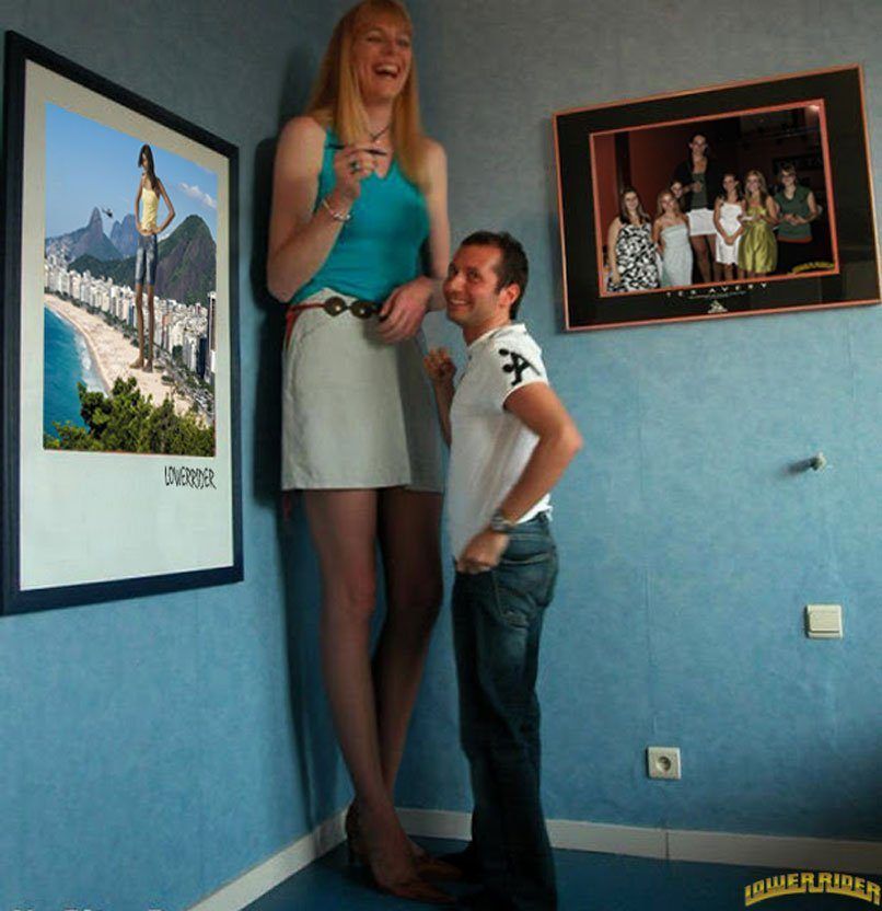 Tall woman small man porn