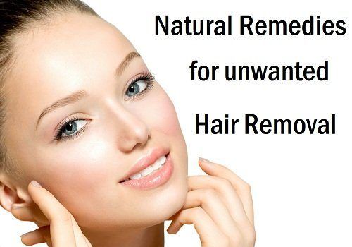 Natural remedy for eliminating facial hair