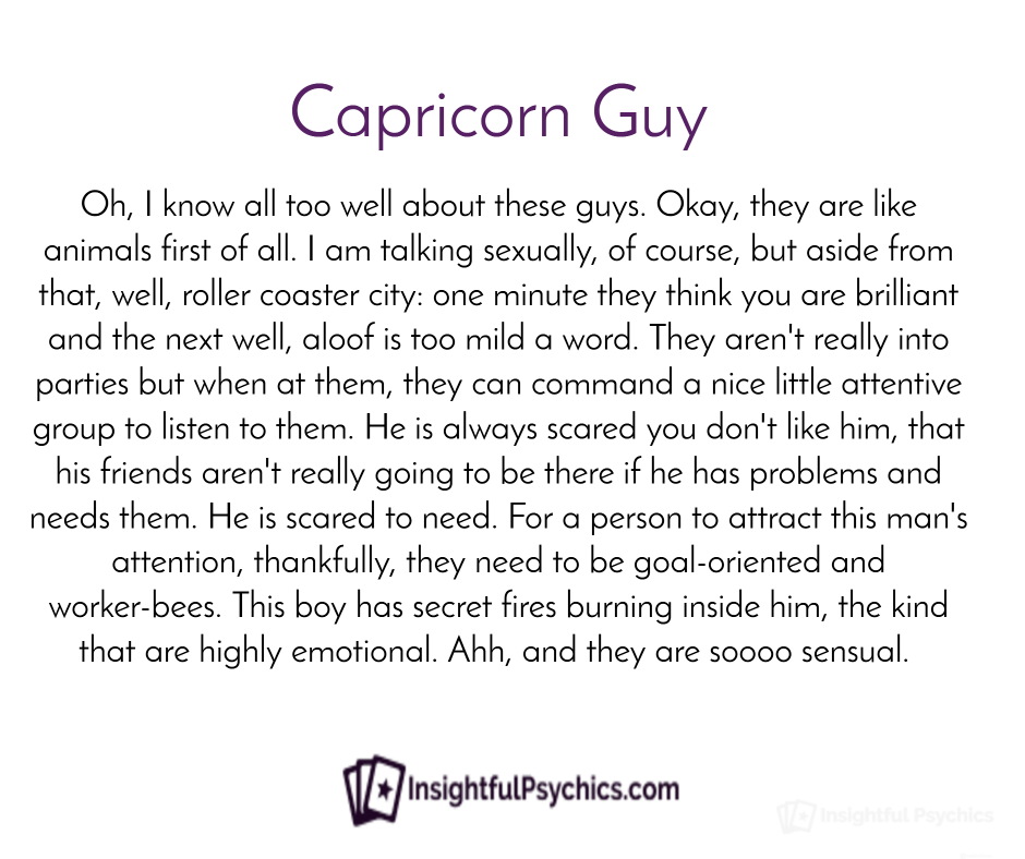 How to please a capricorn man sexually