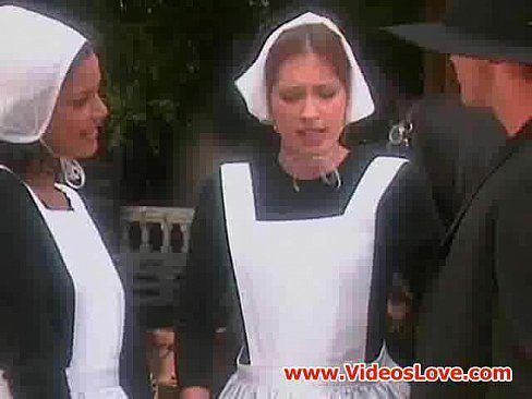 Amish interracial threesome