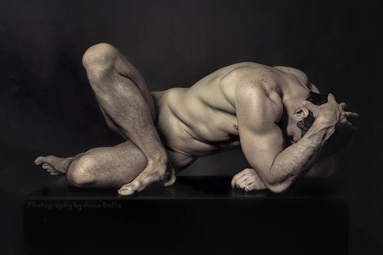 Art male muscular nude photography