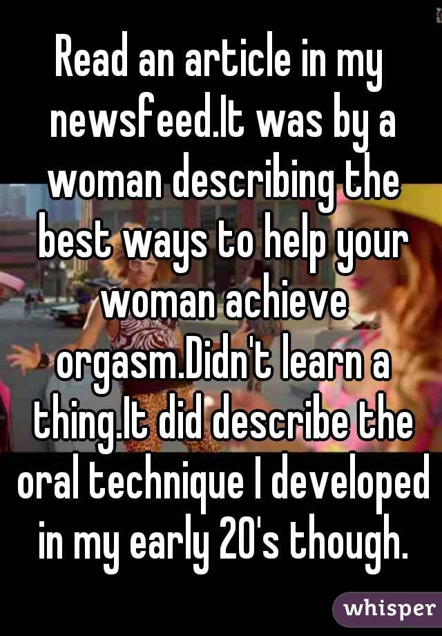 Gosling reccomend Achieve orgasm ways woman