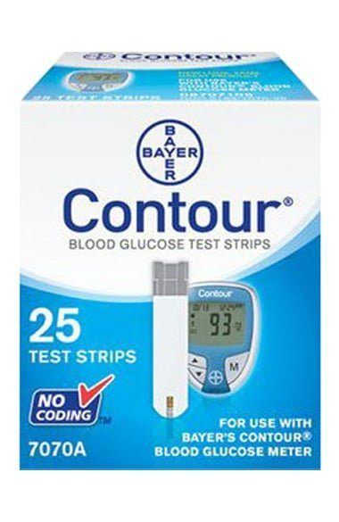 Yellowjacket reccomend Contour blood glucose test strip