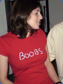 Boob in shirt