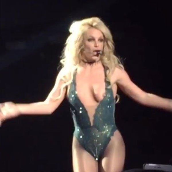 Britney boob slip video