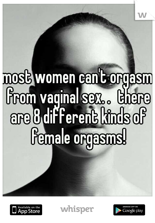 Vinegar reccomend Can t orgasm woman