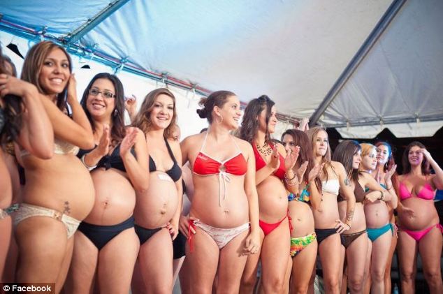 Meat reccomend Pregnant bikini contest clip