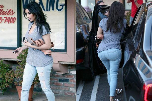 Kim kardashian ass in jeans