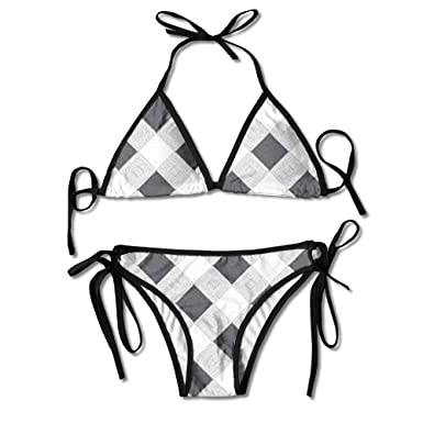 Checker flag bikini