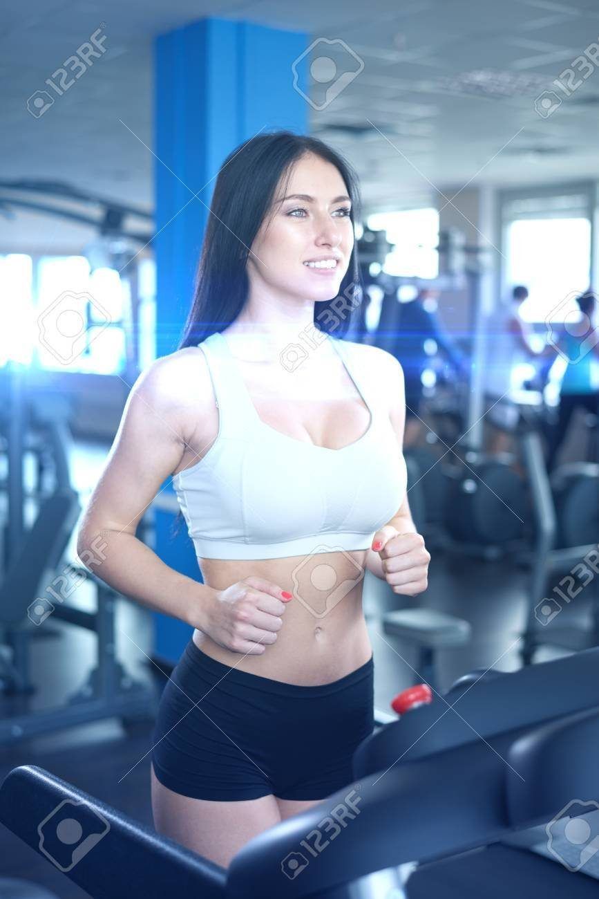 best of Girl on treadmill Sexy
